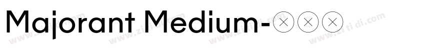 Majorant Medium字体转换